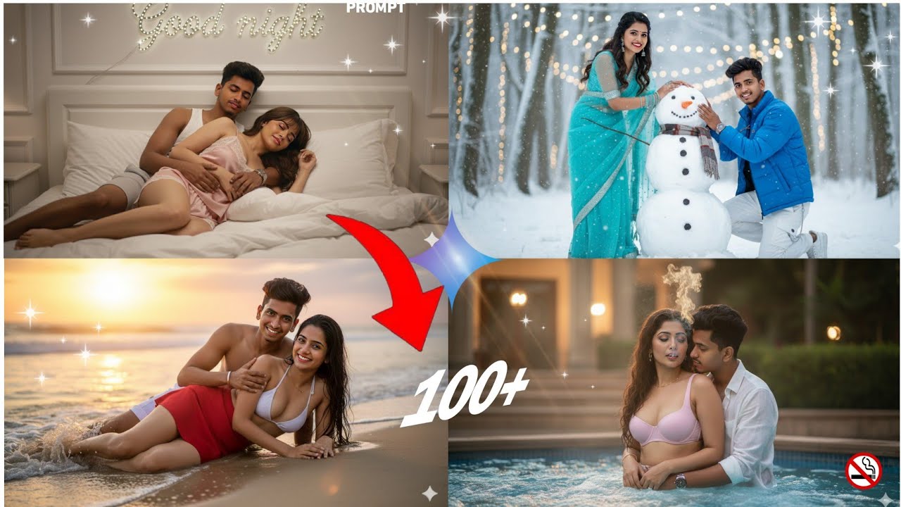 ✨Gemini AI Couple Photo Prompts: Ultra-Realistic Romantic Portraits