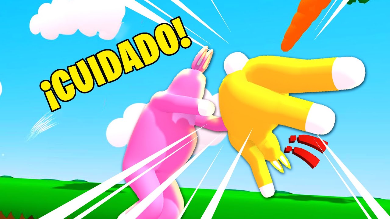 Este Juego de Conejos cada vez se pone mas raro 😳 | Super Bunny Man