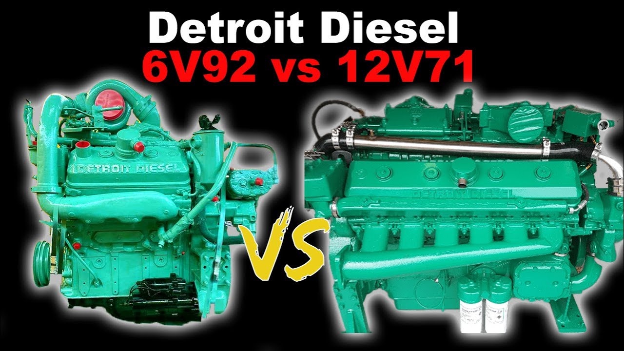Why Are the Detroit Diesel 6V92 and 12V71 So Different?