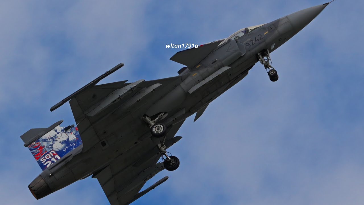 Czech Gripen full demo at RIAT24 21 July #aviation #fighterjets #fighterpilot #gripen #czechrepublic