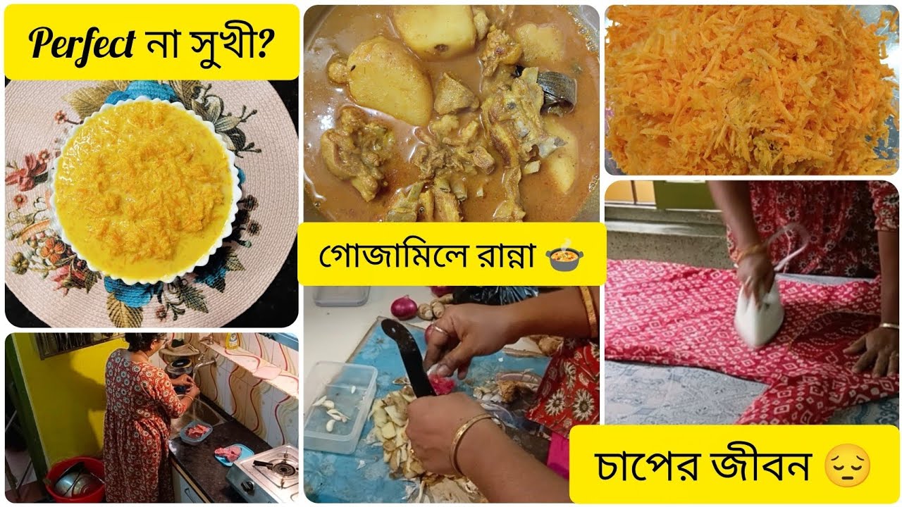 Perfection vs Happiness😔💥পারফেক্ট হতে গিয়ে সুখ হারাচ্ছি না তো?।গাজরের হালুয়া। Sunday Special Vlog।
