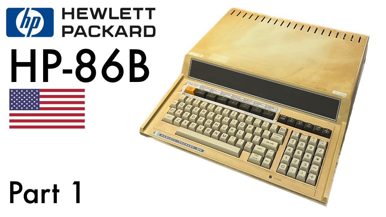 🇺🇸 Hewlett Packard HP-86B: Part 1 (First look) [TCE #0337]