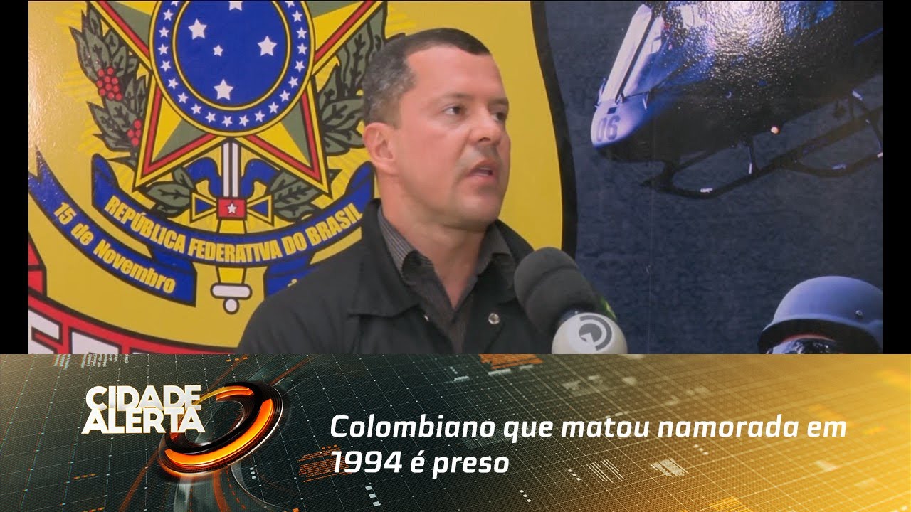 Colombiano que matou namorada em 1994 é preso pela PF em Alagoas