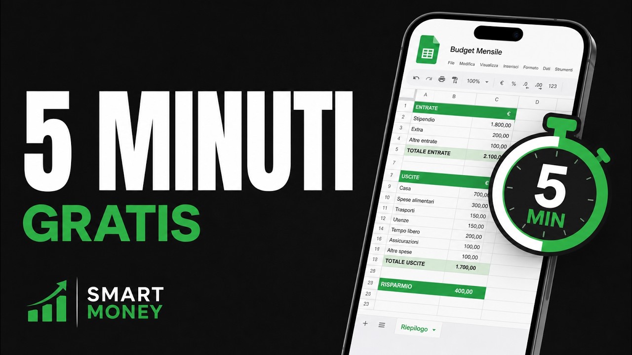 BUDGETING: Come Creare un Budget Perfetto in 5 Minuti con Google Fogli!