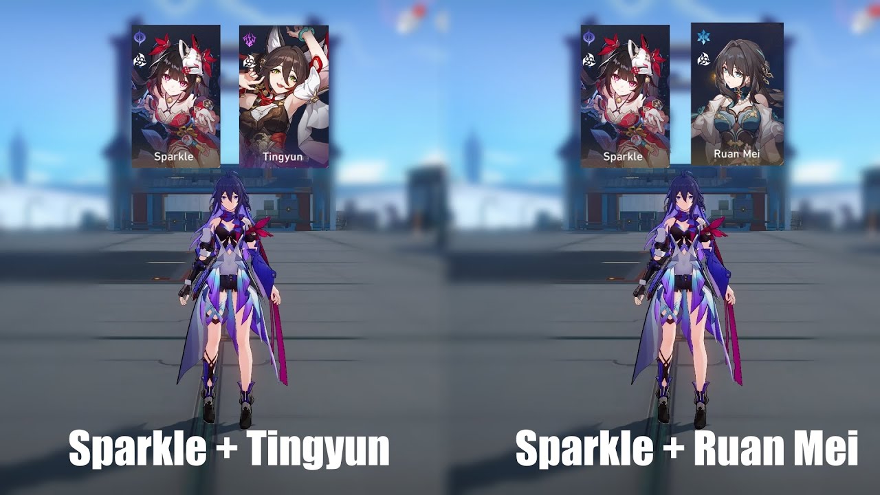 How Much Does Sparkle + Ruan  Mei Vs Sparkle + Tingyun Buff Seele? || Honkai Star Rail