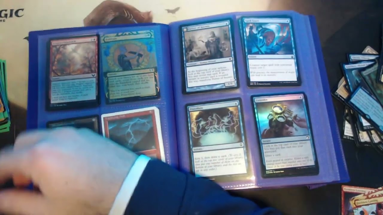Organizing Some Magic: the Gathering Cards ASMR | {MTG}