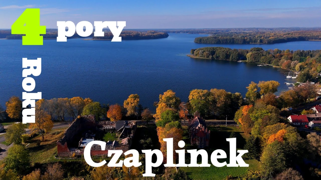 Czaplinek z Lotu Ptaka &ndash; Cztery Pory Roku w 4K