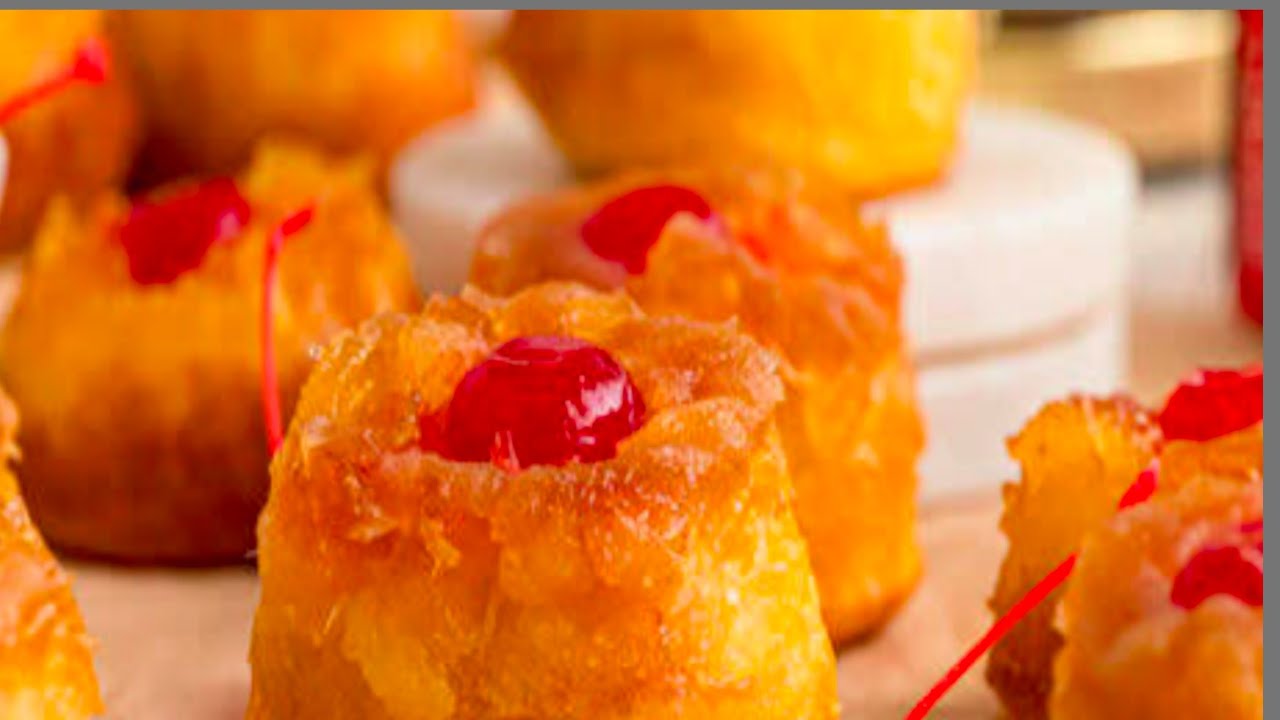 Upside down pineapple cupcake | पाइनएप्पल स्वीट कपकेक | Nami's Home Cooking.