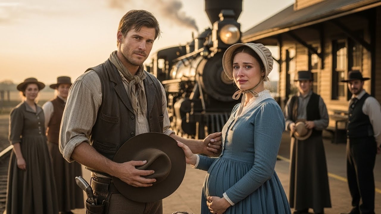 Mail Order Bride Stepped Off The Train Pregnant, The Cowboy Said 'My Child Will Have A Brother'
