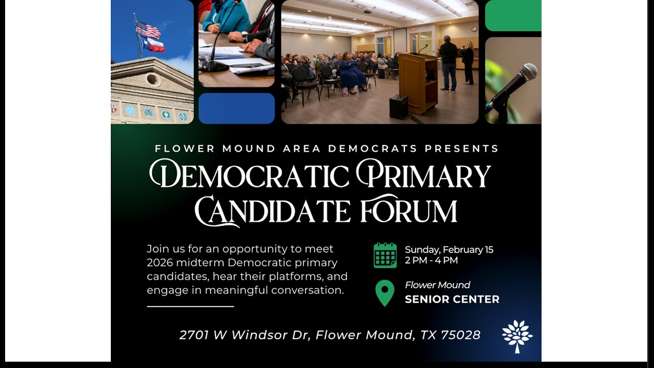 FMAD : 2026 Democratic Primary Candidate Forum