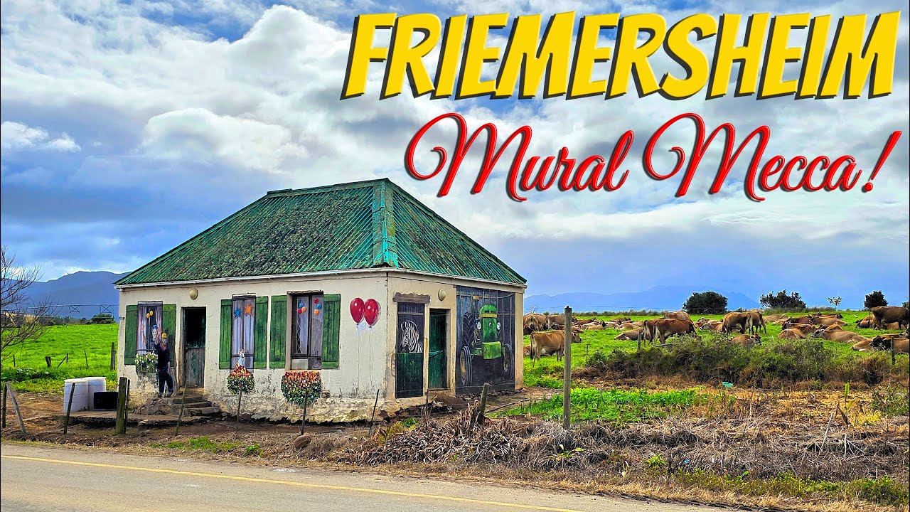 Friemersheim - We Discovered a Town with Breathtaking Murals, South Africa! Ep 632