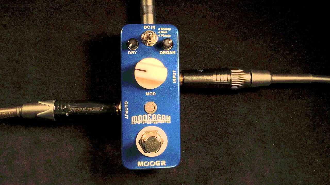 Mooer Audio Mooergan Organ Pedal like Hammond B3 - Guitar Effects Pedal - Neal Walter Guitar