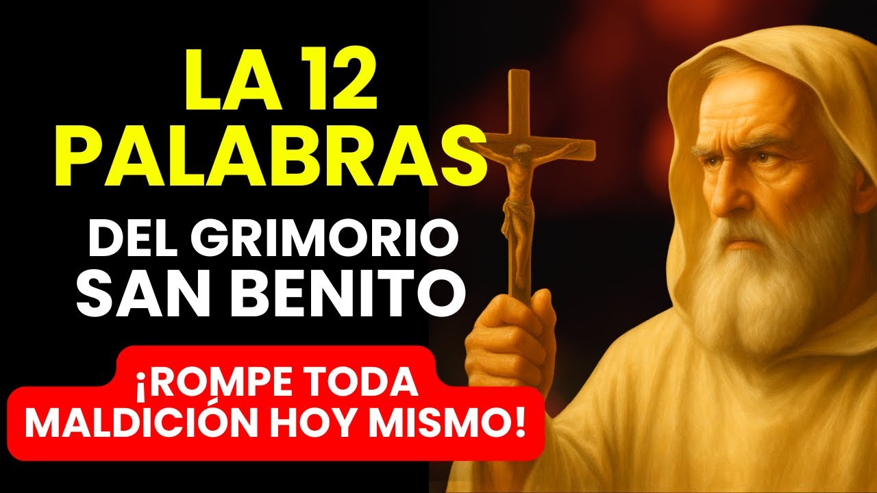 📿 LAS 12 PALABRAS OCULTAS DEL GRIMORIO DE SAN BENITO PARA ROMPER MALDICIONES