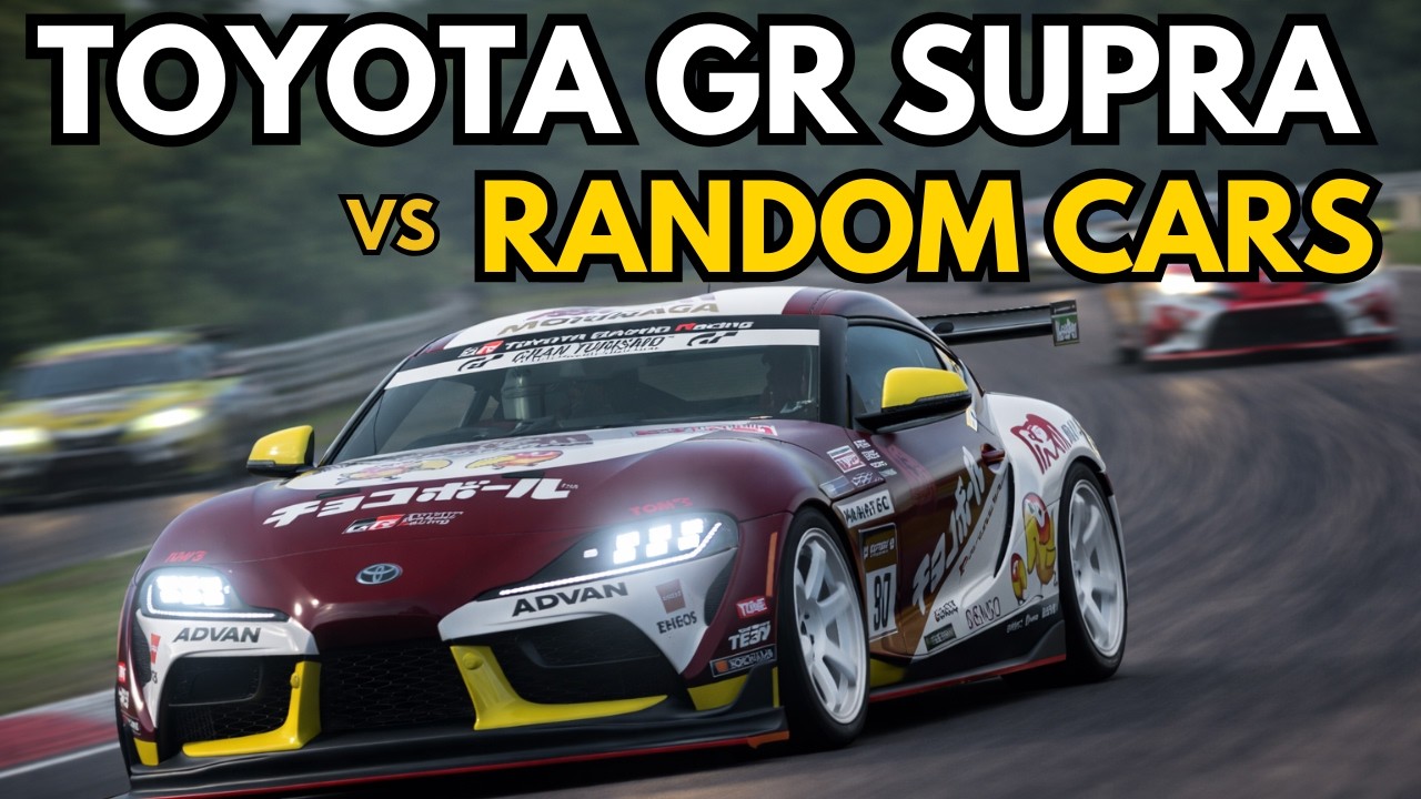 Toyota GR Supra Race Car ’19 vs Random Rivals | Nürburgring Sprint Showdown | GT7 | Logitech G923