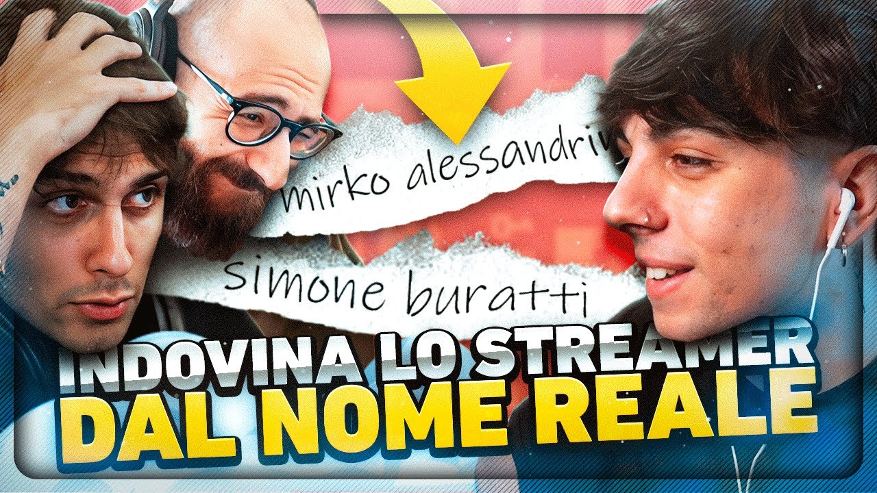 INDOVINA LO STREAMER dal NOME REALE con BLUR e MARZA!
