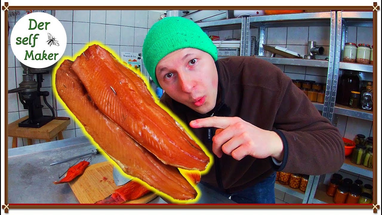 Fisch als Schinken selber machen/ Fisch kalt räuchern/ Kaltgeräucherte Lachsforelle/ Forellen