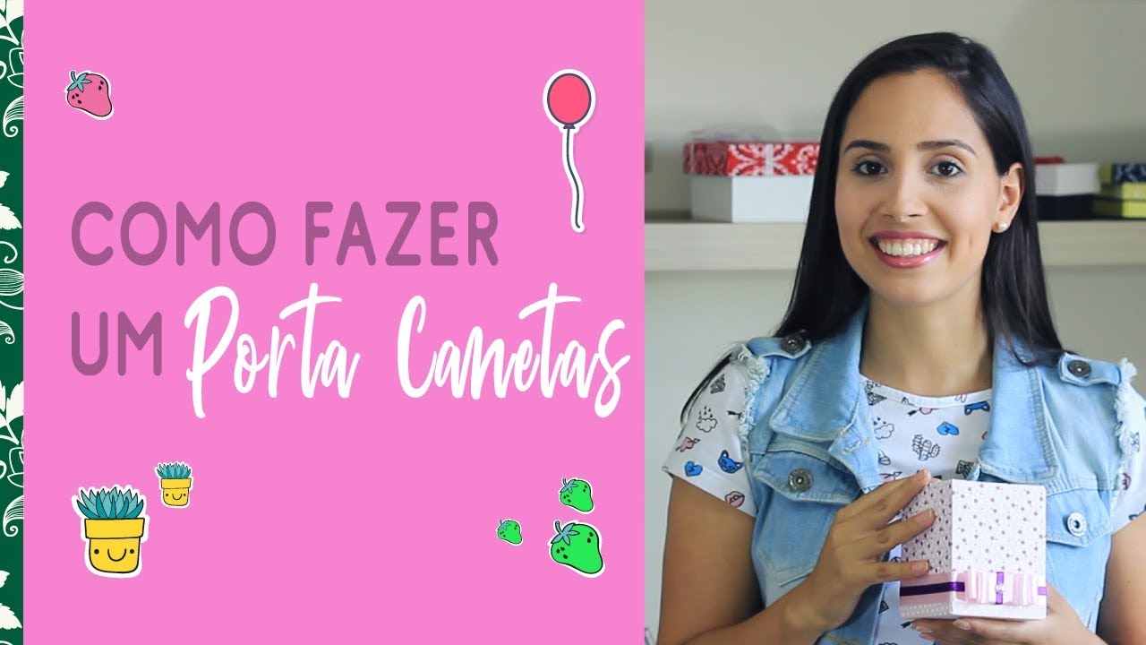 Como fazer um Porta Canetas em MDF revestido com Tecido