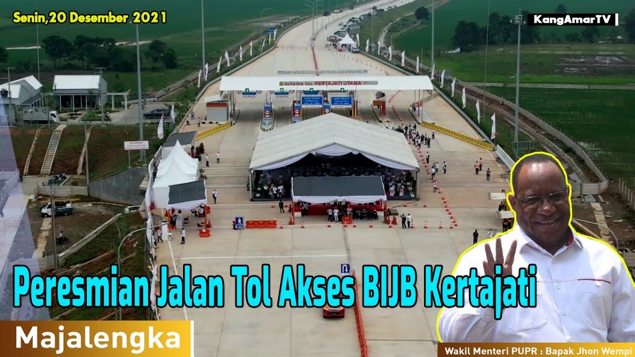 Detik detik pengoperasian tol akses BIJB Kertajati menghubungkan bandara kertajati dengan Tol cikopo