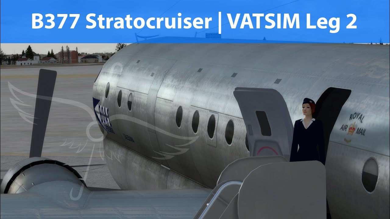 A2A Simulations B377 Stratocruiser | Shannon - Gander VATSIM Leg 2
