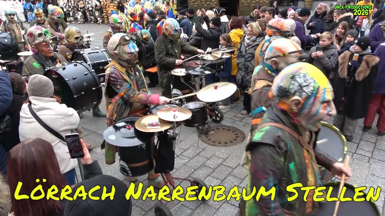 Lörrach Fasnacht, Narrenbaumstellen 2026