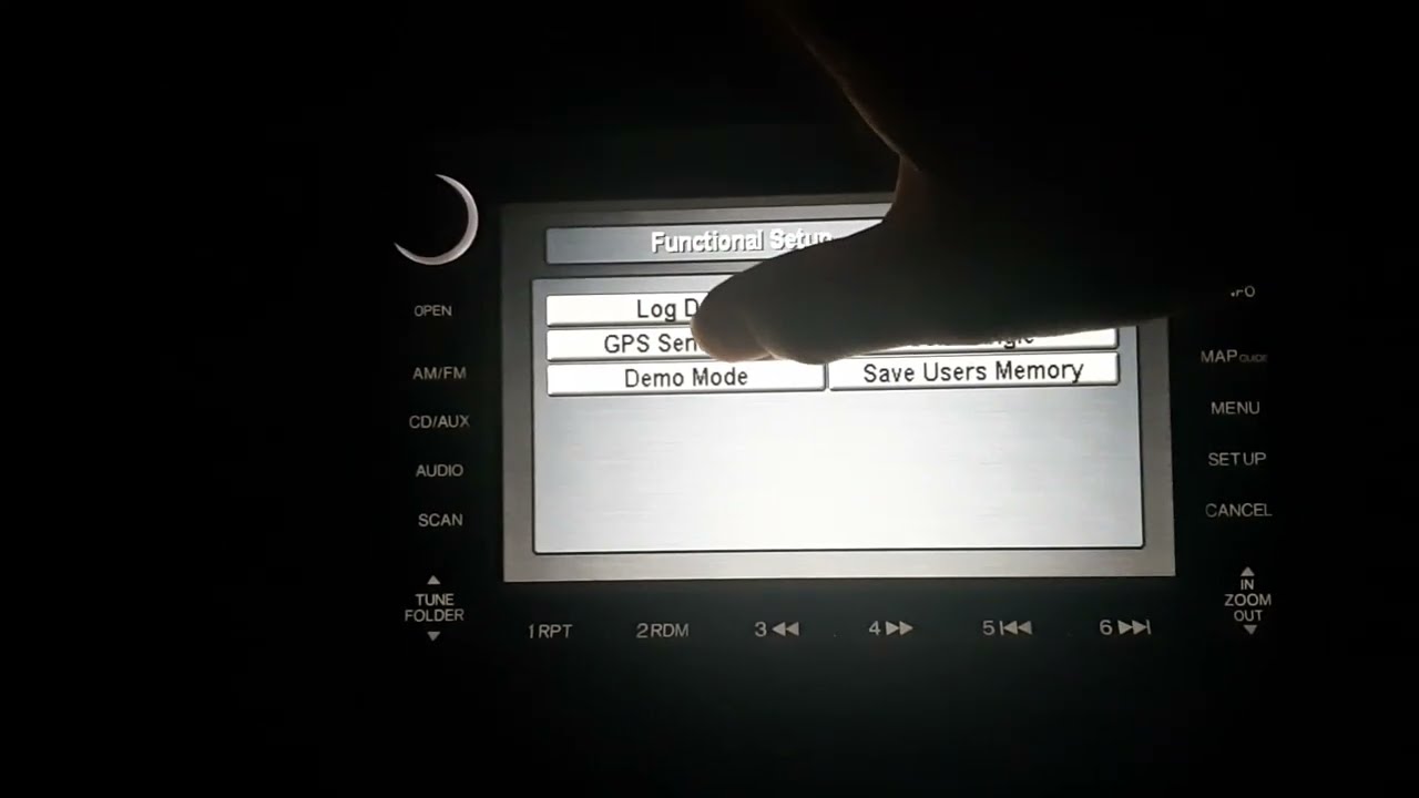 Honda CRV EX L 2007 3th Generation CRV date and time problem