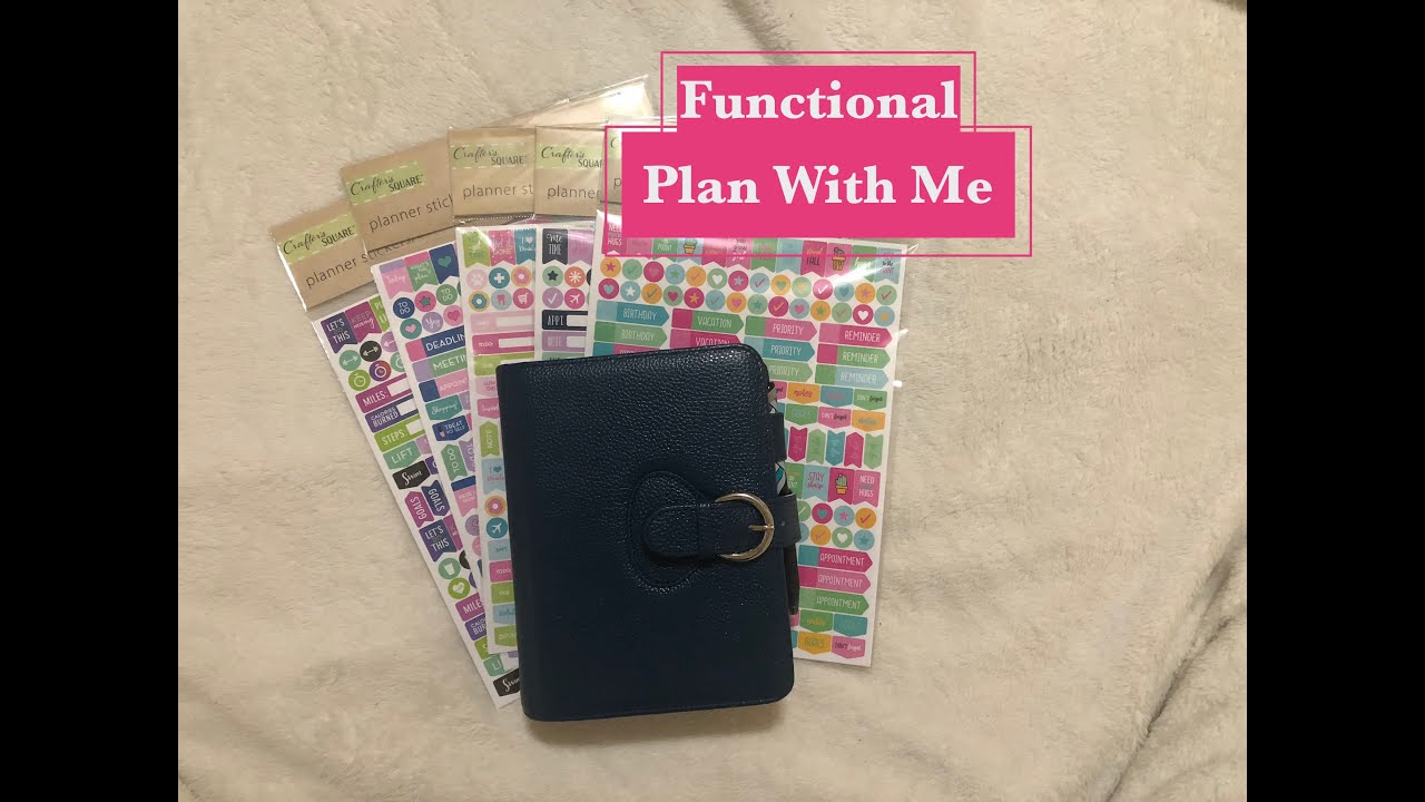 Functional Franklin Covey Plan With Me | Compact Blooms 2PPD | New Dollar Tree Stickers