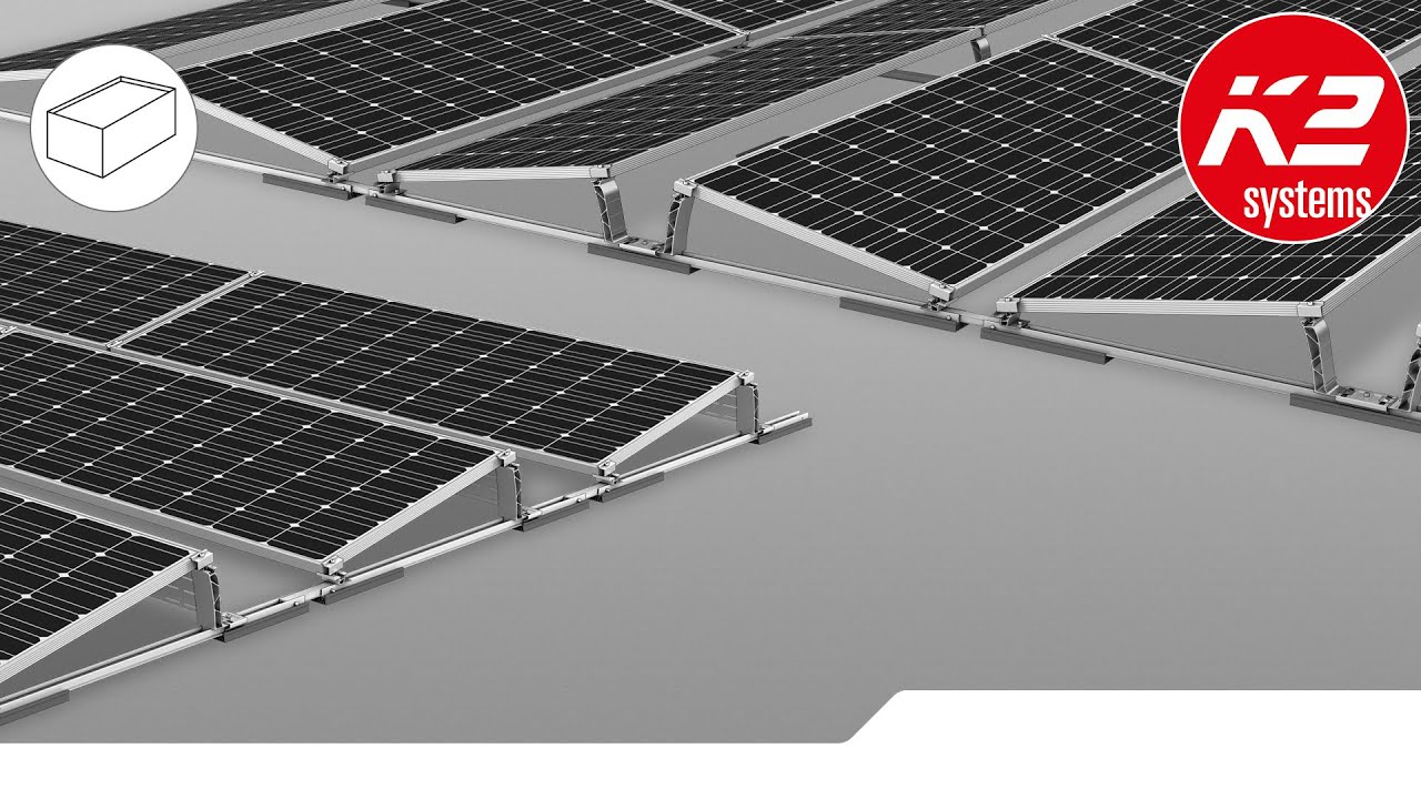 Photovoltaik-Montagesystem: Dome 6 (PV Flachdachsystem) [DEMO]