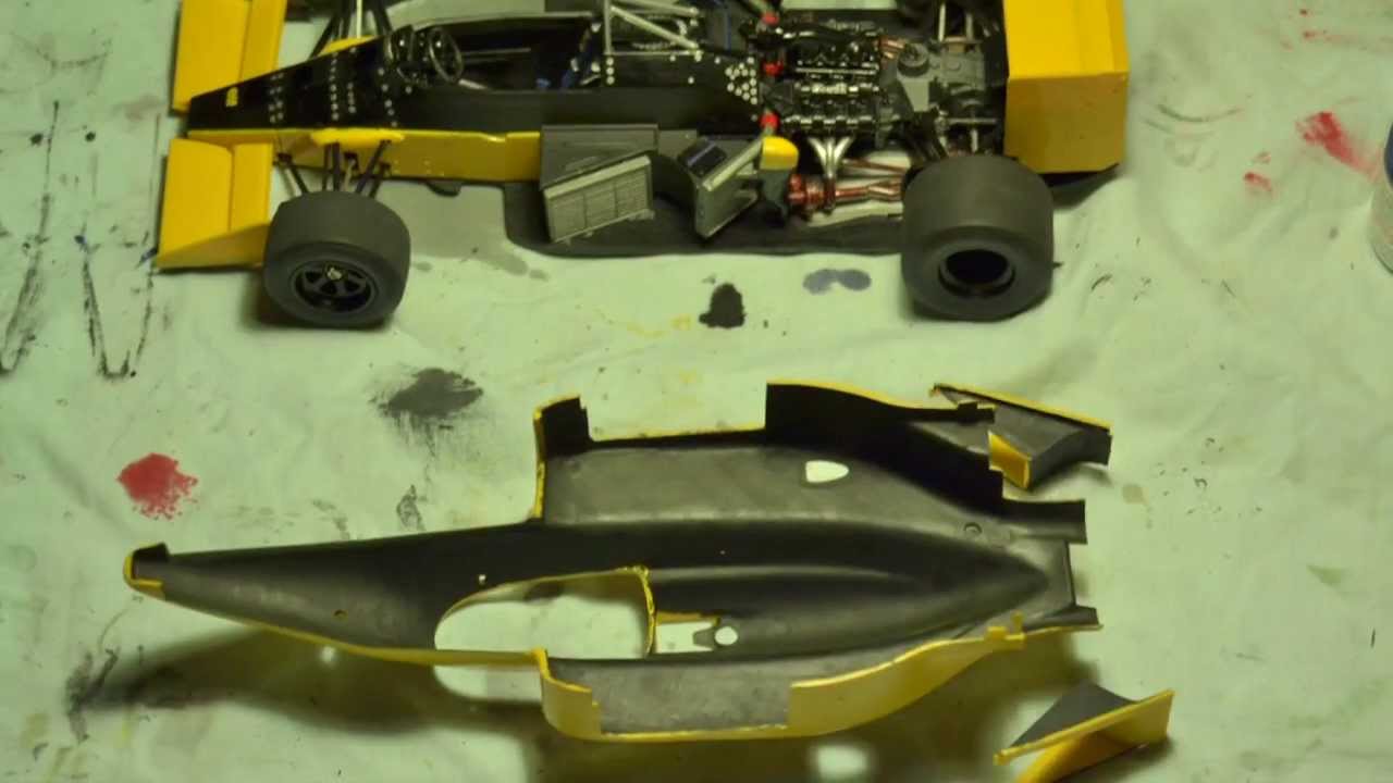Ayrton Senna's Lotus - stop motion film