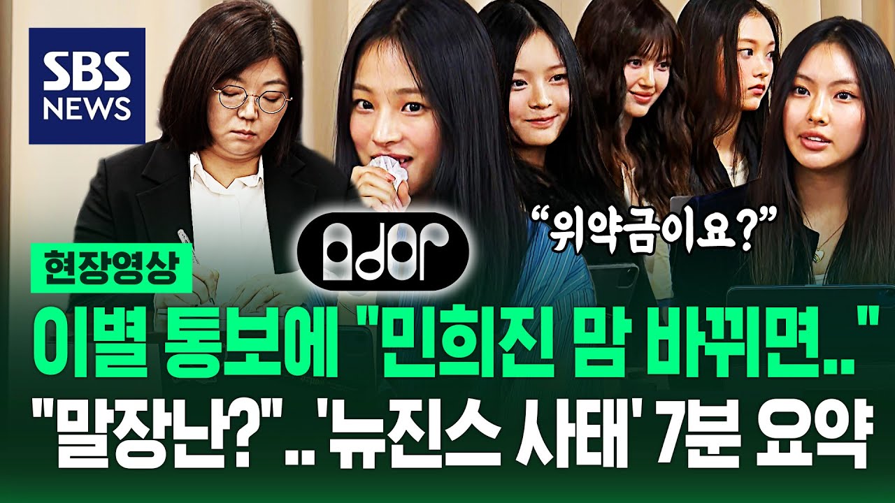 '희진님 돌아와' 어도어 편지 본 뉴진스 