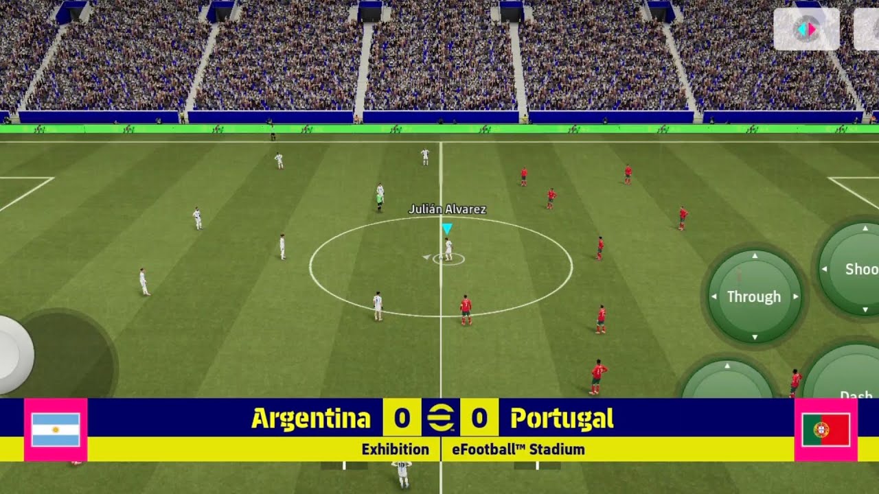 Argentina VS Portugal/Cristiano facing Messi_efootball 2026