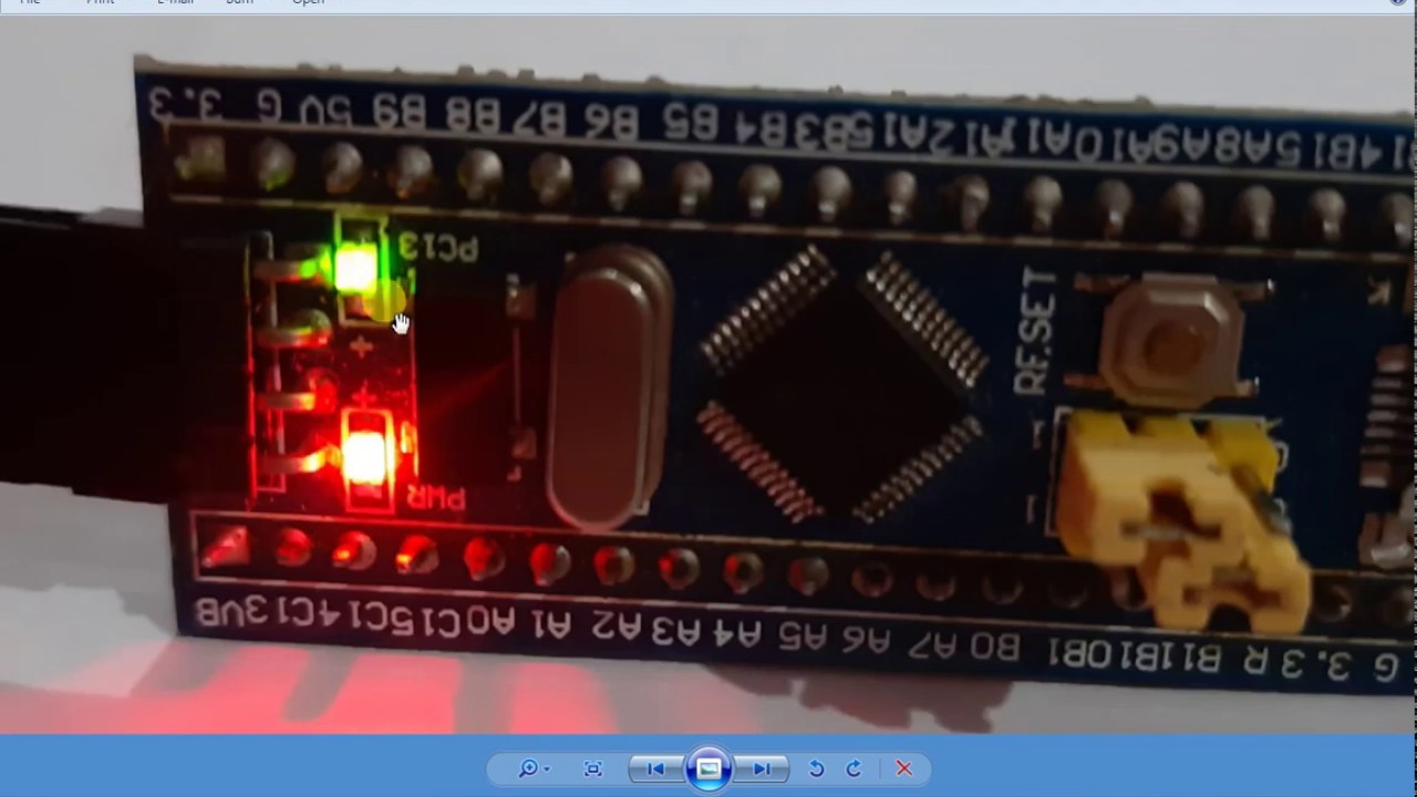 STM32 blinking led  code from scratch ARM Cortex M3 PART 1
