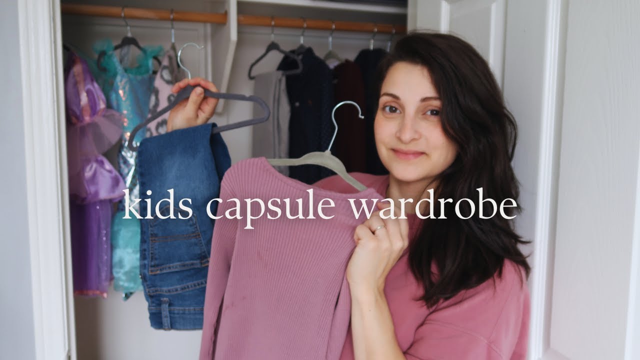 Kids Capsule Wardrobe | Decluttering my kids clothes