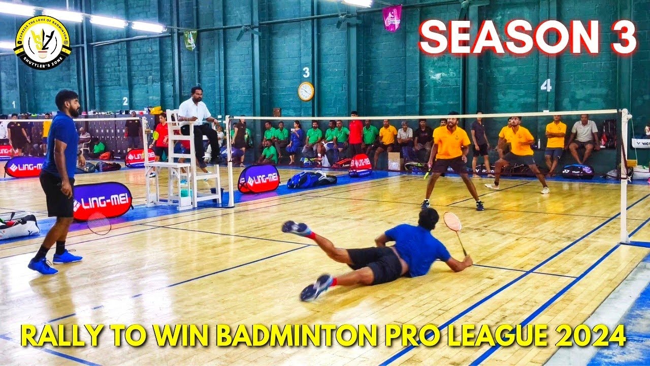 LOKESH & SARAVANAN vs GOKUL & ESHWAR | RALLY TO WIN BADMINTON PRO LEAGUE 2024 - SEASON 3