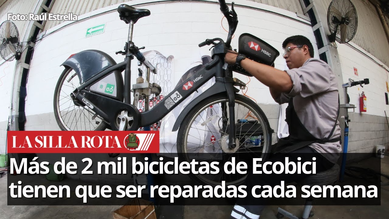 Más de 2 mil bicicletas de Ecobici son reparadas cada semana