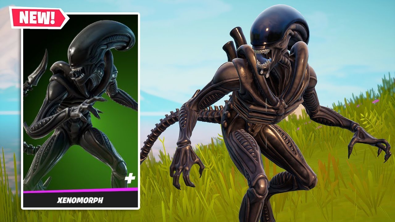 NEW XENOMORPH (ALIEN) Skin Gameplay in Fortnite!