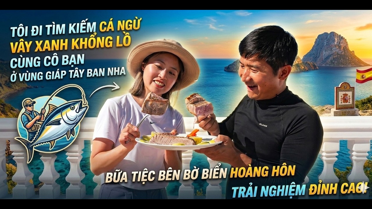 Săn Cá Ngừ Vây Xanh Khổng Lồ Tại Vùng Biển Giáp Tây Ban Nha!