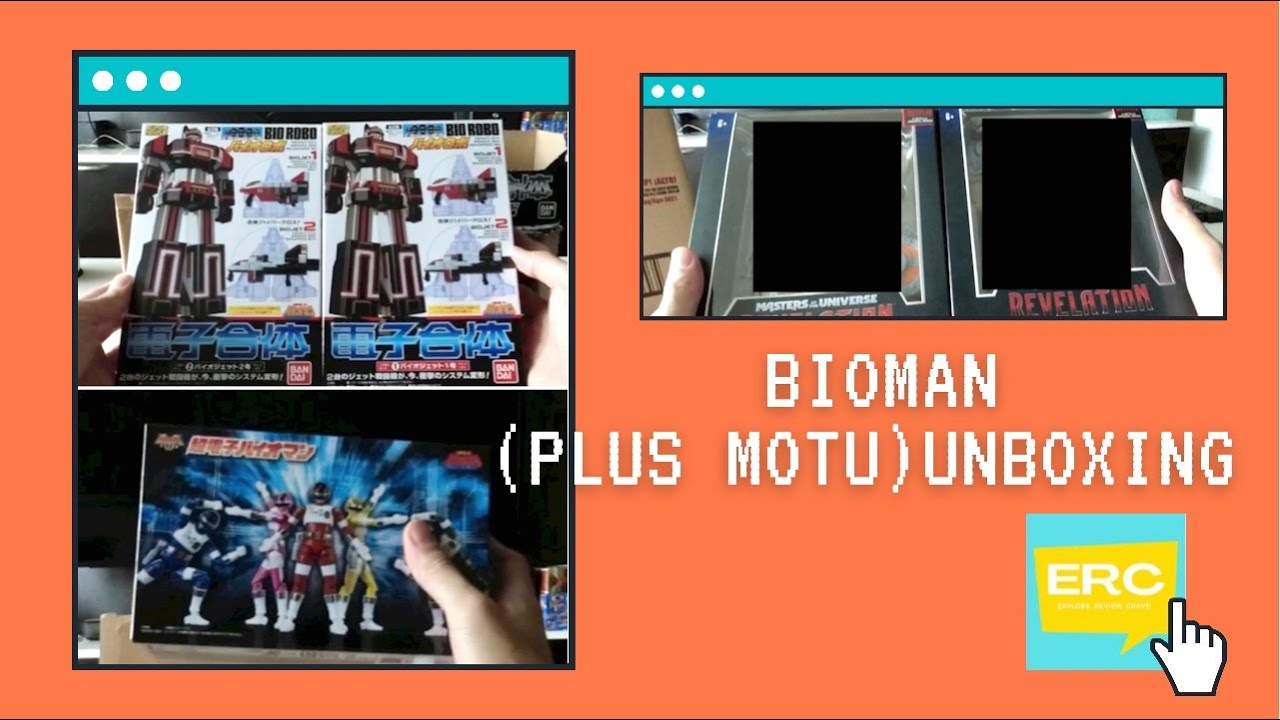 Bioman (plus MOTU) Unboxing
