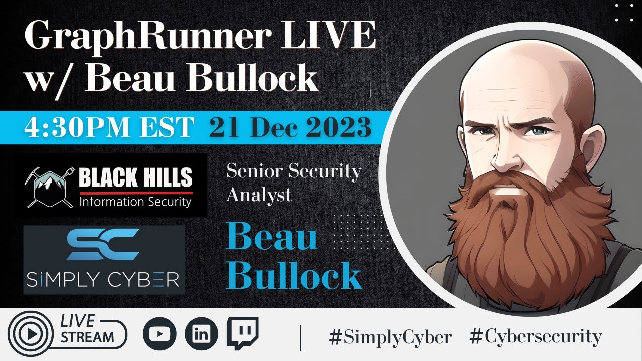 GraphRunner LIVE with Beau Bullock