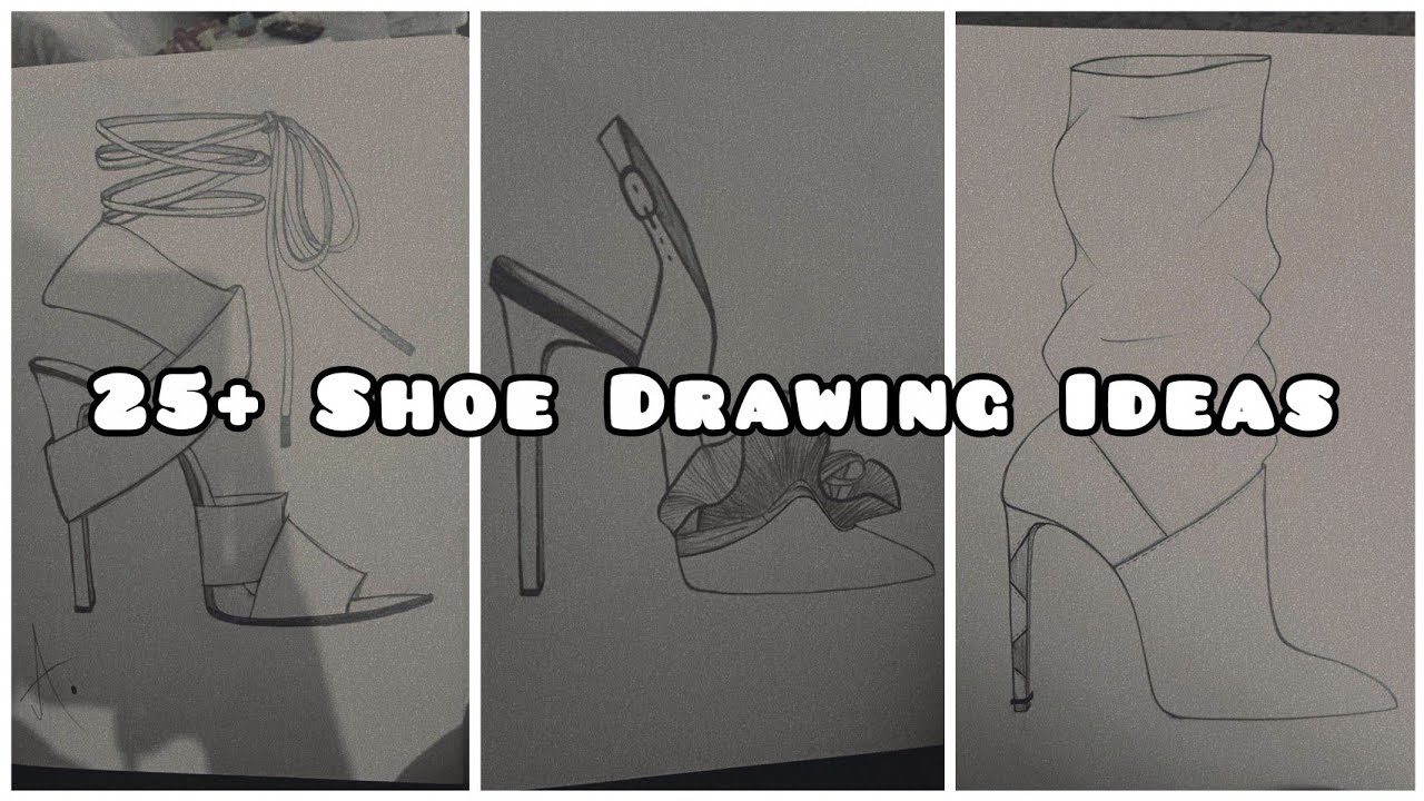 Aesthetic Shoe Drawing Ideas...Artify