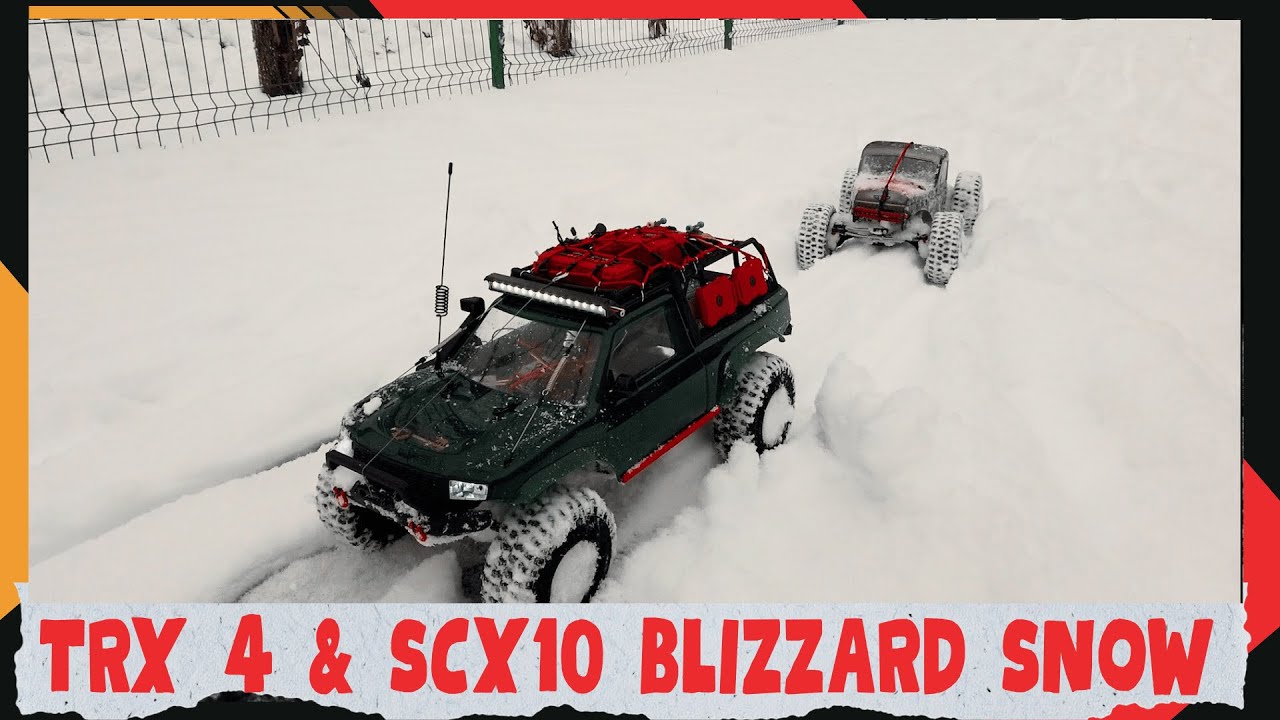 TRX 4 & SCX10 BLIZZARD SNOW ADVENTURE