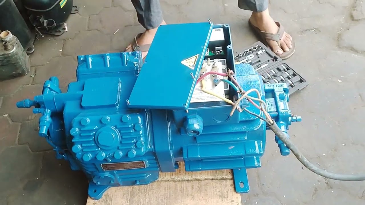 bock compressor testing video