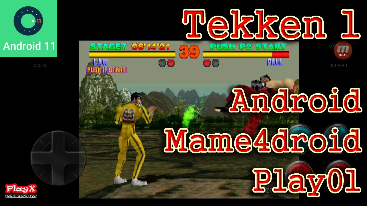 Tekken 1(Mame4droid v1.15.6) Android Game Play01-[PlayX]