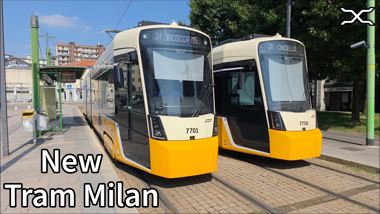 New Tram Milan | Stadler Tramlink | Nuovo tram Milano | Tram ATM serie 7700 | Italy