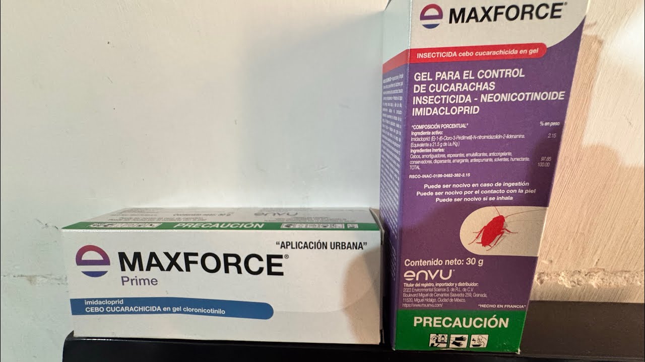 Termina con las cucarachas  con MAX FORCE de Envu