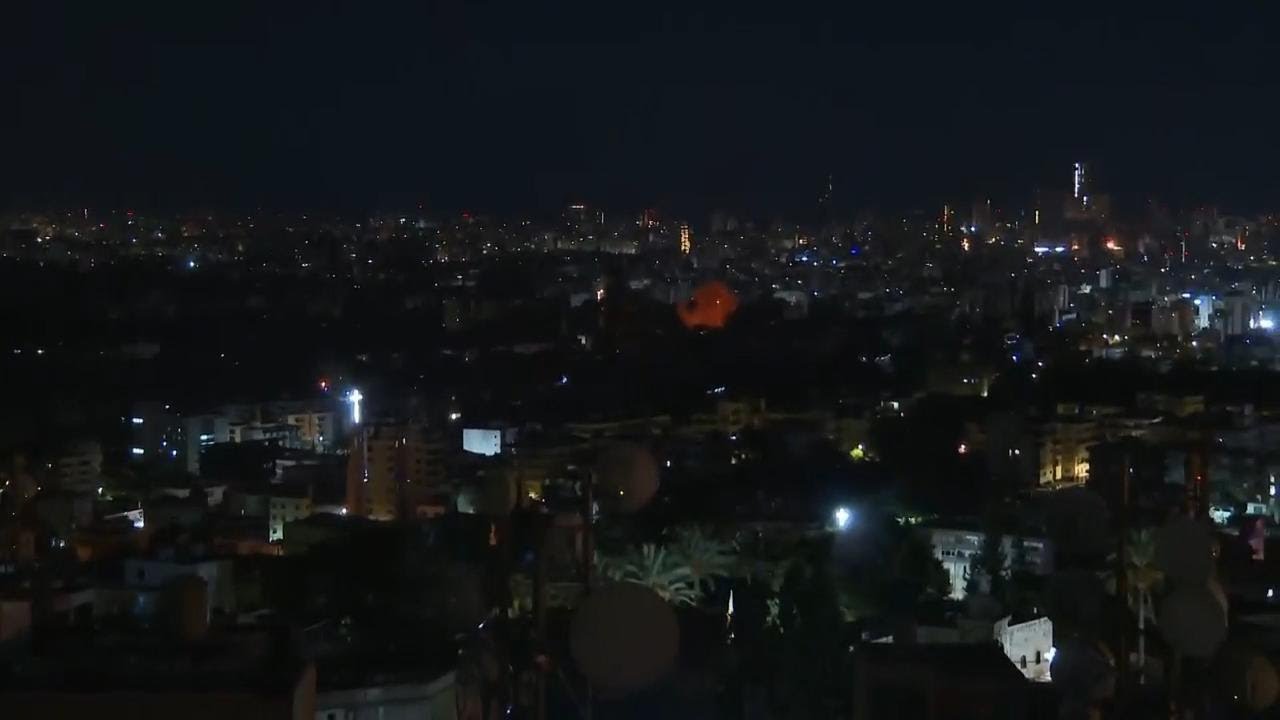 Smoke rises from Beirut neighbourhood after early morning airstrike