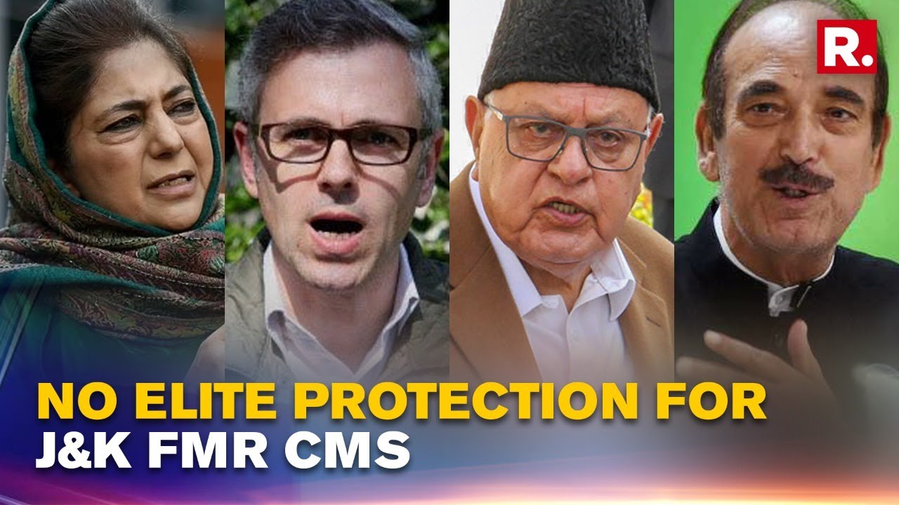 Centre Withdraws SSG Cover For Four Former J&K Chief Ministers | English News
