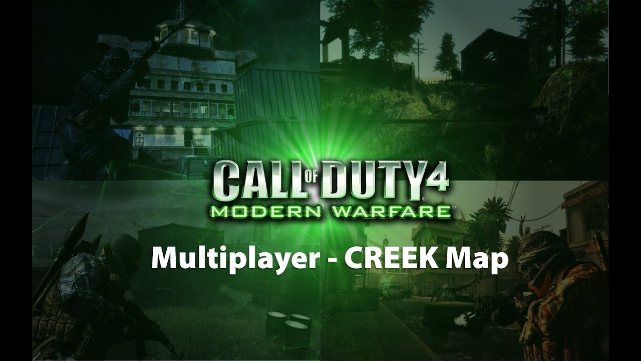 Call of Duty 4: Modern Warfare (COD4) Multiplayer (Creek Map) part 1
