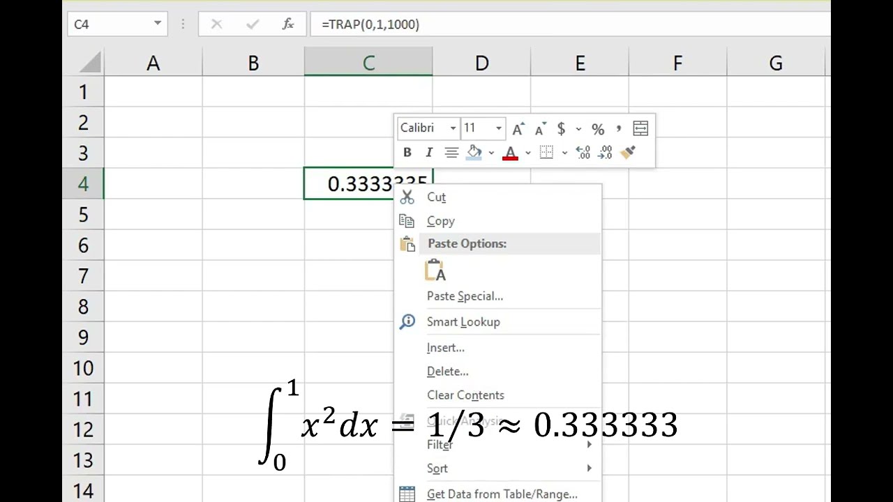 VBA pour ingénieurs/ calcul intégral (trapèze), code VBA