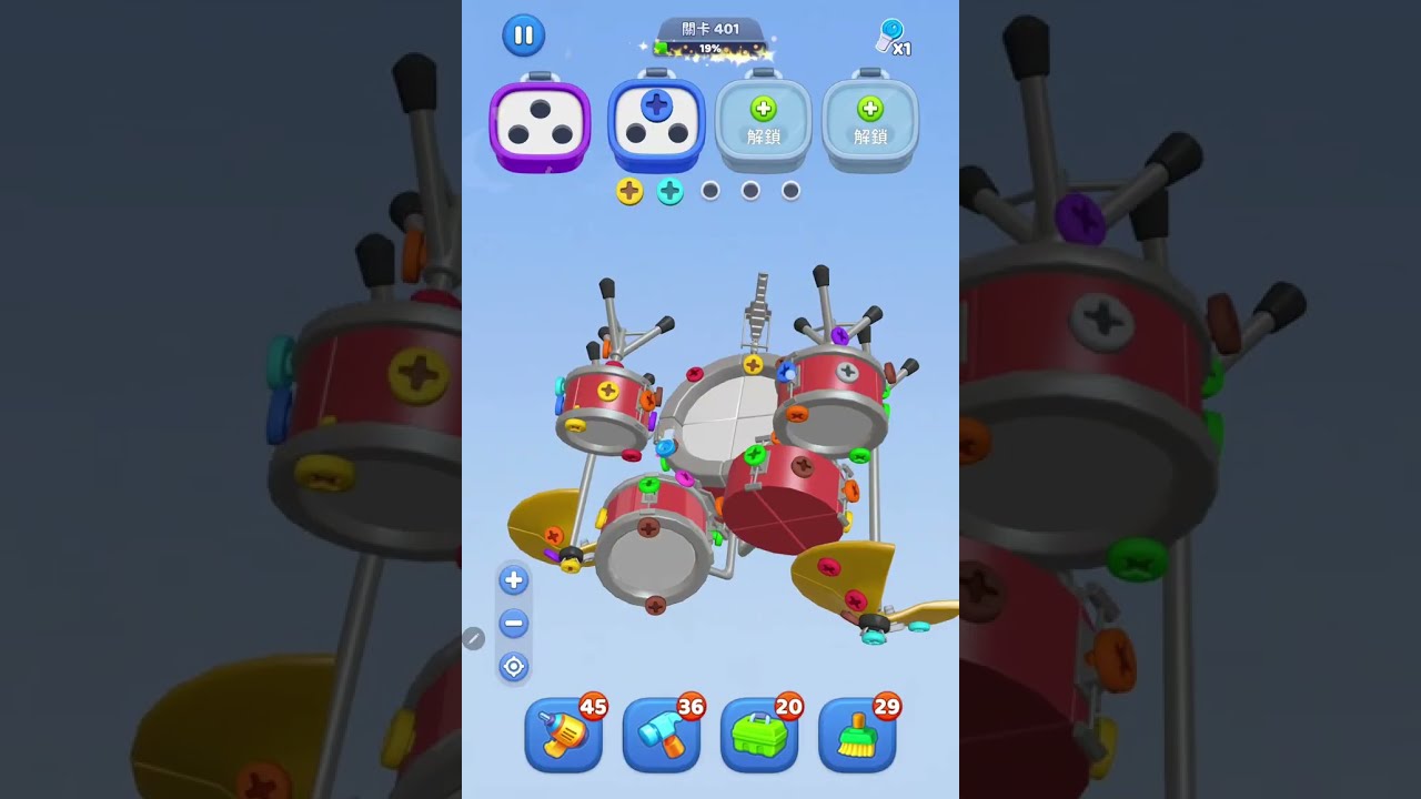 Screw Sort Puzzle 3D Level 401 - 405