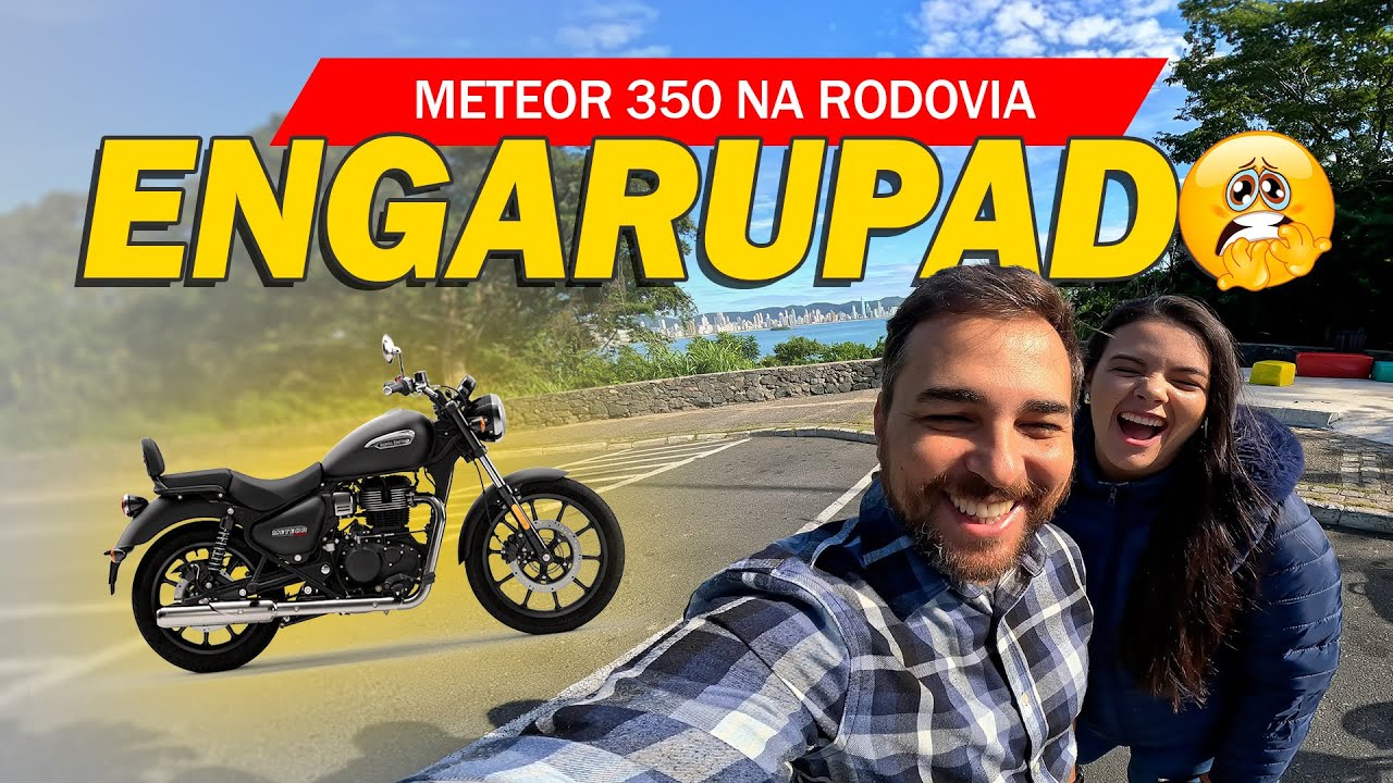 Testamos a METEOR 350 com GARUPA na RODOVIA